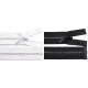 Rhinestone plastic zipper no 4, length 65 cm - White (1 Piece) Rhinestone plastic zipper no 4, length 65 cm - White (1 Piece)
