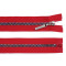 Dúhový kostený zips no 5 dĺžka 40 cm - Červená (1 Kus)