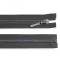 Rainbow plastic zipper no 5, length 40 cm - Grey (1 Piece)