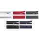 Rainbow plastic zipper no 5, length 50 cm - White (10 Pieces)