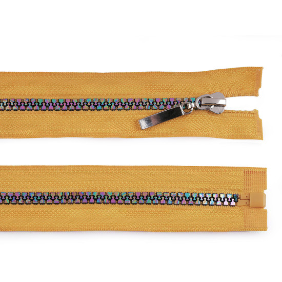Rainbow plastic zipper no 5, length 60 cm - Blue dark (10 Pieces) Rainbow plastic zipper no 5, length 60 cm - Blue dark (10 Pieces)
