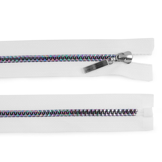 Rainbow plastic zipper no 5, length 60 cm - Blue dark (10 Pieces) Rainbow plastic zipper no 5, length 60 cm - Blue dark (10 Pieces)
