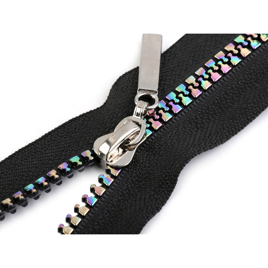 Rainbow plastic zipper no 5, length 60 cm - Blue dark (10 Pieces) Rainbow plastic zipper no 5, length 60 cm - Blue dark (10 Pieces)