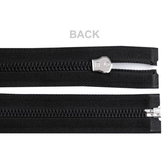 Plastic / vislon zipper width 8 mm length 80 cm, jacket - Blue dark (10 Pieces) Plastic / vislon zipper width 8 mm length 80 cm, jacket - Blue dark (10 Pieces)