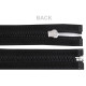 Plastic / vislon zipper width 8 mm length 80 cm, jacket - Blue dark (10 Pieces) Plastic / vislon zipper width 8 mm length 80 cm, jacket - Blue dark (10 Pieces)