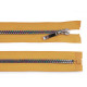 Rainbow plastic zipper no 5, length 80 cm - Grey (25 Pieces)