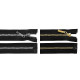 Plastic / vislon zipper no 5, length 60 cm, square teeth - Black (1 Piece) Plastic / vislon zipper no 5, length 60 cm, square teeth - Black (1 Piece)