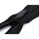 Plastic / vislon no 5, length 70 cm, round teeth - White (1 Piece) Plastic / vislon no 5, length 70 cm, round teeth - White (1 Piece)
