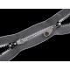 Plastic zipper no 5, 2 sliders / 2-way, open-end, 60 cm, transparent - Transparent (25 Pieces) Plastic zipper no 5, 2 sliders / 2-way, open-end, 60 cm, transparent - Transparent (25 Pieces)