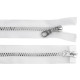 Plastic zipper no 5 2 sliders / 2-way, open-end, 90 cm, transparent - Transparent (25 Pieces) Plastic zipper no 5 2 sliders / 2-way, open-end, 90 cm, transparent - Transparent (25 Pieces)