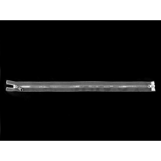 Plastic zipper no 5 2 sliders / 2-way, open-end, 90 cm, transparent - Transparent (25 Pieces) Plastic zipper no 5 2 sliders / 2-way, open-end, 90 cm, transparent - Transparent (25 Pieces)