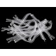Plastic zipper no 5 2 sliders / 2-way, open-end, 90 cm, transparent - Transparent (25 Pieces) Plastic zipper no 5 2 sliders / 2-way, open-end, 90 cm, transparent - Transparent (25 Pieces)