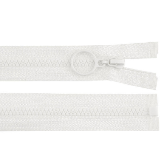 Cápa fogú cipzár vékony bontható no 3 karikával hossz 40 cm - Nefelejcskék (1 Darab) Cápa fogú cipzár vékony bontható no 3 karikával hossz 40 cm - Nefelejcskék (1 Darab)