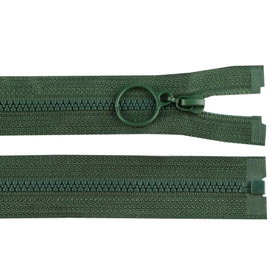 Cápa fogú cipzár vékony bontható no 3 karikával hossz 50 cm - Zavarosszürke (25 Darabok) Cápa fogú cipzár vékony bontható no 3 karikával hossz 50 cm - Zavarosszürke (25 Darabok)