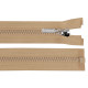 Plastic zipper no 5 length 80 cm with a decorative slider - White (1 Piece) Plastic zipper no 5 length 80 cm with a decorative slider - White (1 Piece)