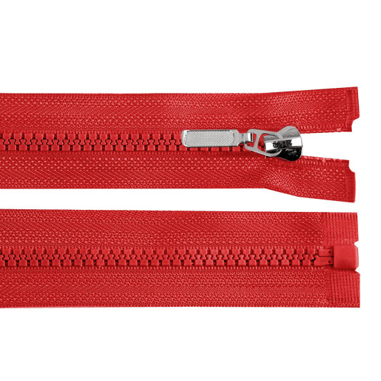Plastic zipper no 5, length 30 cm with decorative slider - Violet lilac (1 Piece) Plastic zipper no 5, length 30 cm with decorative slider - Violet lilac (1 Piece)