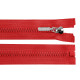 Plastic zipper no 5, length 30 cm with decorative slider - Violet lilac (1 Piece) Plastic zipper no 5, length 30 cm with decorative slider - Violet lilac (1 Piece)