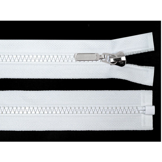 Plastic zipper no 5, length 30 cm with decorative slider - Violet lilac (1 Piece) Plastic zipper no 5, length 30 cm with decorative slider - Violet lilac (1 Piece)