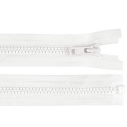 Kostěný zip ykk no 3 délka 30 cm - Bílá (1 Kus)