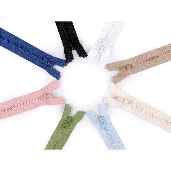 Kostěný zip ykk no 3 délka 30 cm - Černá (5 Kusy) Kostěný zip ykk no 3 délka 30 cm - Černá (5 Kusy)