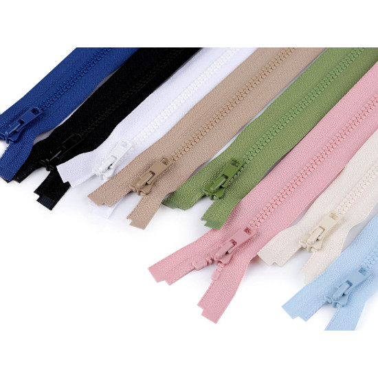 Kostěný zip ykk no 3 délka 30 cm - Černá (5 Kusy) Kostěný zip ykk no 3 délka 30 cm - Černá (5 Kusy)