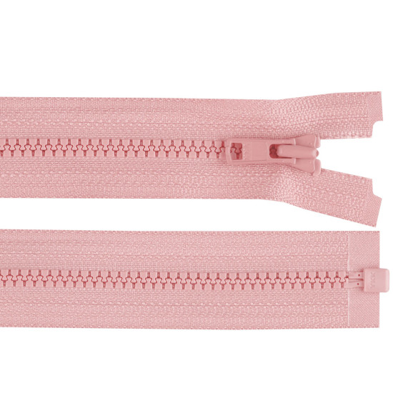 Kostěný zip ykk no 3 délka 45 cm - Růžová sv. (5 Kusy) Kostěný zip ykk no 3 délka 45 cm - Růžová sv. (5 Kusy)