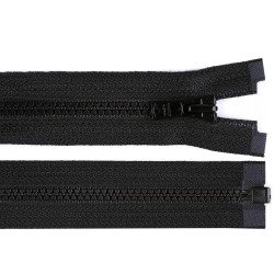 Kostěný zip ykk no 3 délka 60 cm - Černá (1 Kus)
