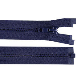 Kostěný zip ykk no 5 délka 30 cm bundový - Modrá tmavá (1 Kus)