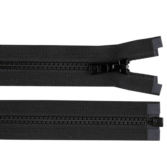 Fermeture éclair ykk en plastique, n<sup>o</sup> 5, longueur 50 cm, pour vestes - Noir (50 Pièces) Fermeture éclair ykk en plastique, n<sup>o</sup> 5, longueur 50 cm, pour vestes - Noir (50 Pièces)