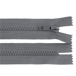 Gt10 nem bontható öntött műanyag cipzár 16 cm - Zavarosszürke (1 Darab)