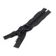 Kostěný zip extra velký no 20 délka 25 cm - Černá (25 Kusy)