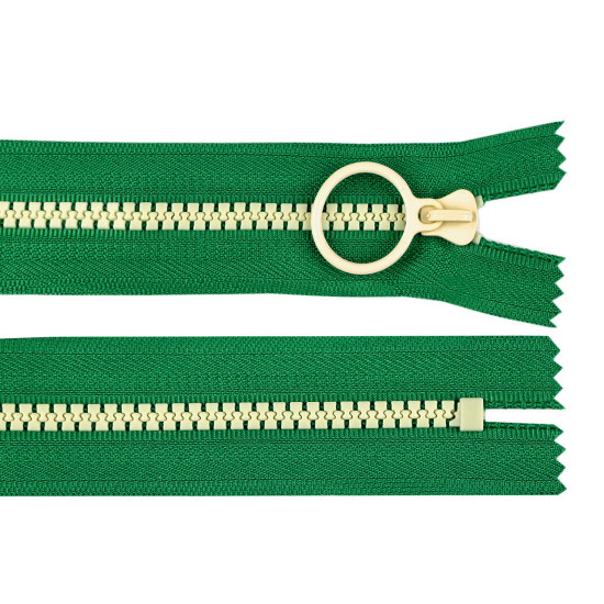 Zamek błyskawiczny kostkowy kolorowy no 5 długość 20 cm z ozdobnym suwakiem - Beżowy nasycony (10 Sztuki) Zamek błyskawiczny kostkowy kolorowy no 5 długość 20 cm z ozdobnym suwakiem - Beżowy nasycony (10 Sztuki)