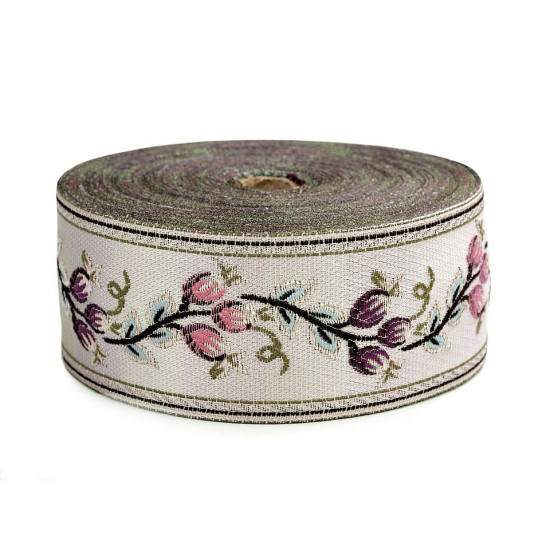 Krajka szerokość 60 mm - Jasnybeżowy (1 Metr) Krajka szerokość 60 mm - Jasnybeżowy (1 Metr)