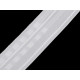 Rufflette cartridge pleat curtain heading width 50 mm - White (100 Meters) Rufflette cartridge pleat curtain heading width 50 mm - White (100 Meters)