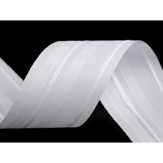 Rufflette cartridge pleat curtain heading width 50 mm - White (100 Meters) Rufflette cartridge pleat curtain heading width 50 mm - White (100 Meters)