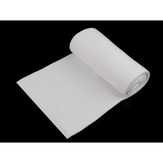 Elastic knit width 11.5 cm - Black (20 Meters) Elastic knit width 11.5 cm - Black (20 Meters)