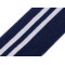Bande de taille élastique à rayures, largeur 60 mm - Bleu fonçé (1 Mètre)