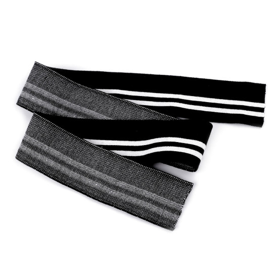 Ściągacz elastyczny / mankiet szerokość 60 mm metraż - Granatowy (1 Metr) Ściągacz elastyczny / mankiet szerokość 60 mm metraż - Granatowy (1 Metr)