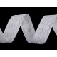 Krajka szerokość 20 mm - Biało - niebieska (25 Metry) Krajka szerokość 20 mm - Biało - niebieska (25 Metry)