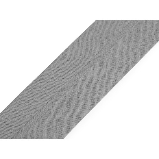 Nastro in sbieco, in cotone, larghezza da chiuso: 40 mm - Bianco (25 Metri) Nastro in sbieco, in cotone, larghezza da chiuso: 40 mm - Bianco (25 Metri)
