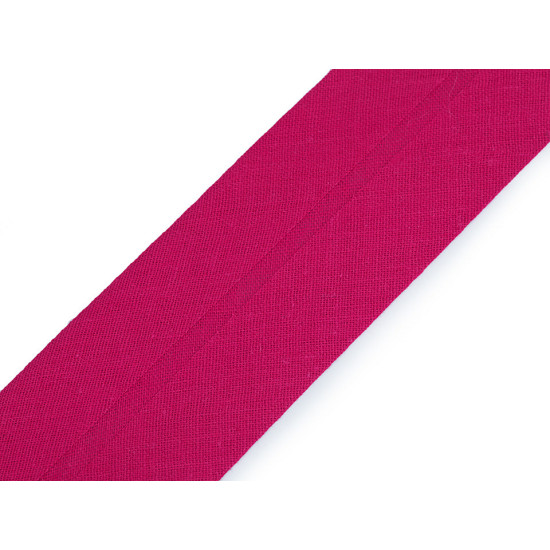 Nastro in sbieco, in cotone, larghezza da chiuso: 40 mm - Bianco (25 Metri) Nastro in sbieco, in cotone, larghezza da chiuso: 40 mm - Bianco (25 Metri)