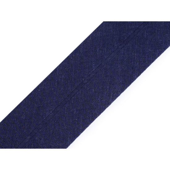 Nastro in sbieco, in cotone, larghezza da chiuso: 40 mm - Bianco (25 Metri) Nastro in sbieco, in cotone, larghezza da chiuso: 40 mm - Bianco (25 Metri)