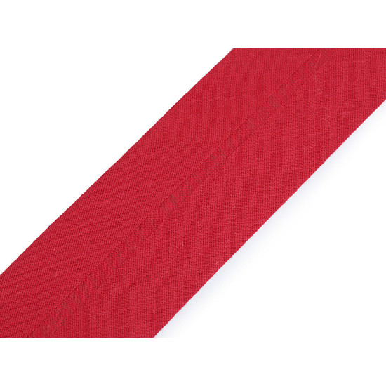 Nastro in sbieco, in cotone, larghezza da chiuso: 40 mm - Bianco (25 Metri) Nastro in sbieco, in cotone, larghezza da chiuso: 40 mm - Bianco (25 Metri)