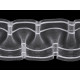 Taśma firanowa marszczenie smok 1:2 szerokość 10 cm - Transparent (1 Metr) Taśma firanowa marszczenie smok 1:2 szerokość 10 cm - Transparent (1 Metr)