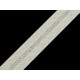 Nastro in sbieco, in cotone, larghezza da chiuso: 18 mm - Bianco (50 Metri) Nastro in sbieco, in cotone, larghezza da chiuso: 18 mm - Bianco (50 Metri)