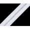 Bias binding width 20 mm folded - White (1 Meter)