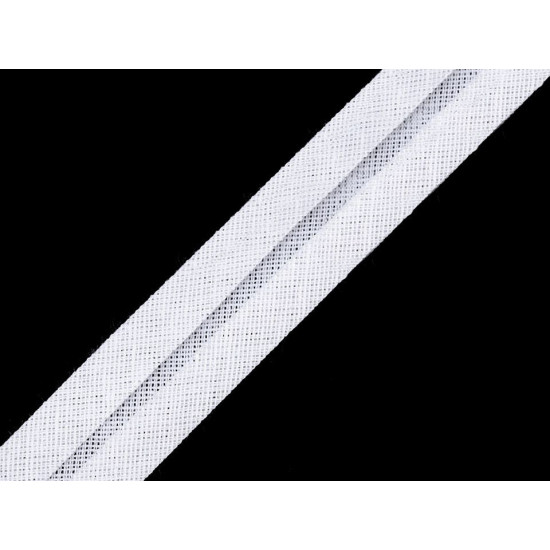 Nastro in sbieco, in cotone, larghezza da chiuso: 16 mm - Grigio (50 Metri) Nastro in sbieco, in cotone, larghezza da chiuso: 16 mm - Grigio (50 Metri)