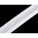 Nastro in sbieco, in cotone, larghezza da chiuso: 30 mm - Bianco (1 Metro) Nastro in sbieco, in cotone, larghezza da chiuso: 30 mm - Bianco (1 Metro)