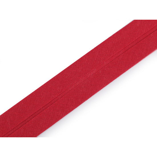 Nastro in sbieco, in cotone, larghezza da chiuso: 30 mm - Bianco (1 Metro) Nastro in sbieco, in cotone, larghezza da chiuso: 30 mm - Bianco (1 Metro)