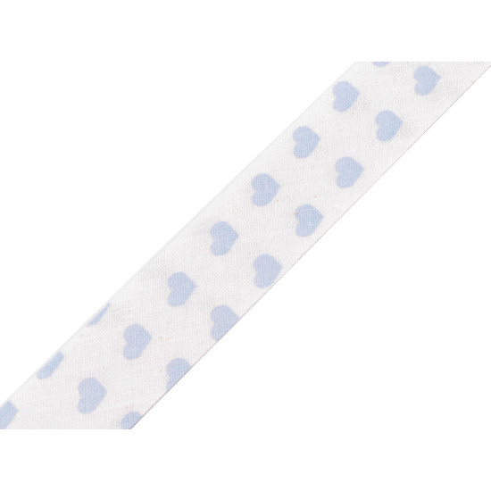Nastro in sbieco, in cotone, larghezza da chiuso: 20 mm - Azzurro (14 Metri) Nastro in sbieco, in cotone, larghezza da chiuso: 20 mm - Azzurro (14 Metri)